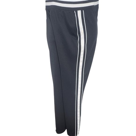 Athletic Works Black Joggers  White Stripes and Pockets Women's Size Small Pants - Picture 3 of 12